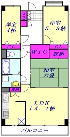 ガーデンシティ戸田の物件間取画像